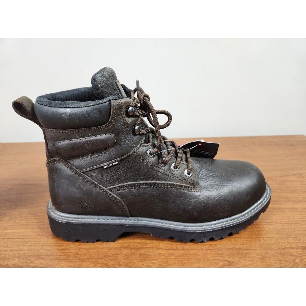 Wolverine Floorhand Men's Steel Toe Work Boots Brown W10633 Size 13M EH NWT
